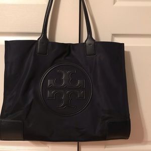 Navy blue Tory Burch Ella tote